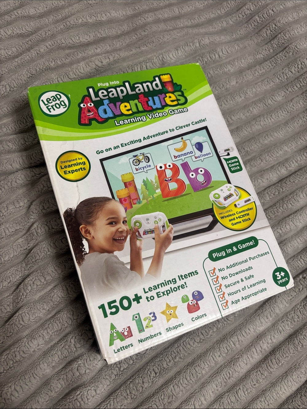 LeapLand Adventures Learning Video Game - Green
